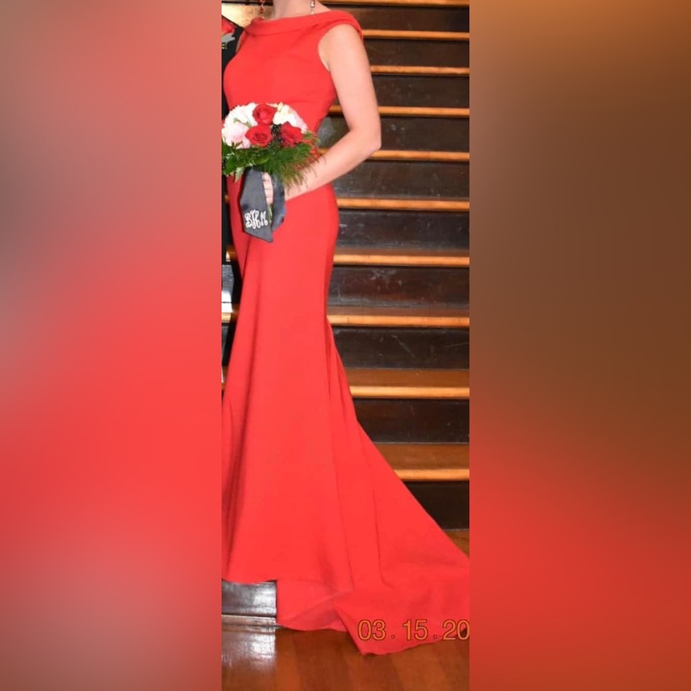 Red Sherri Hill Formal Dress Style 50824